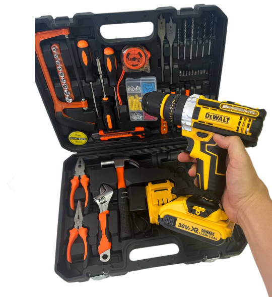 kit de herramienta mas taladro dewalt