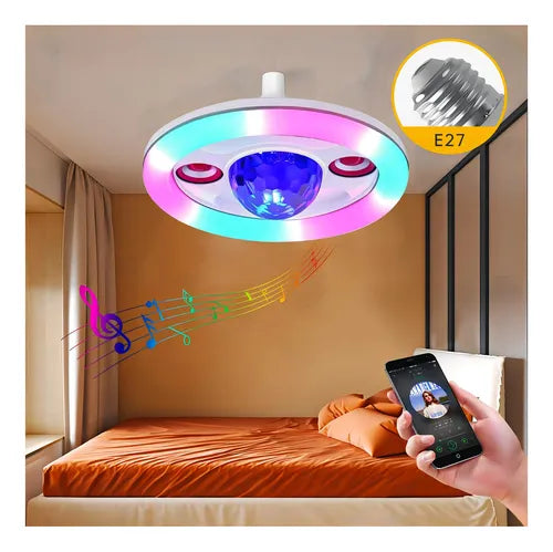Parlante Bombillos Discoteca Bluetooth