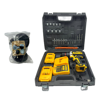 Combo Taladro DEWALT 68V + Cepillos